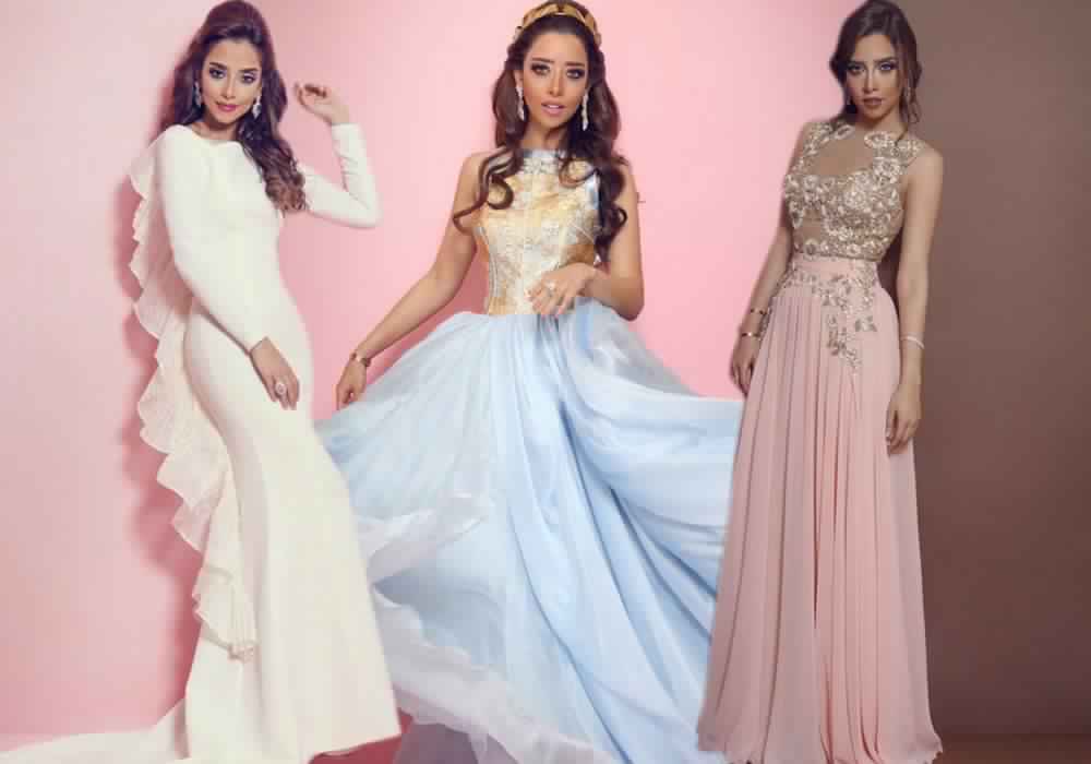 صور أحدث الفساتين التصميمات المميزة لبلقيس فتحى منوعة