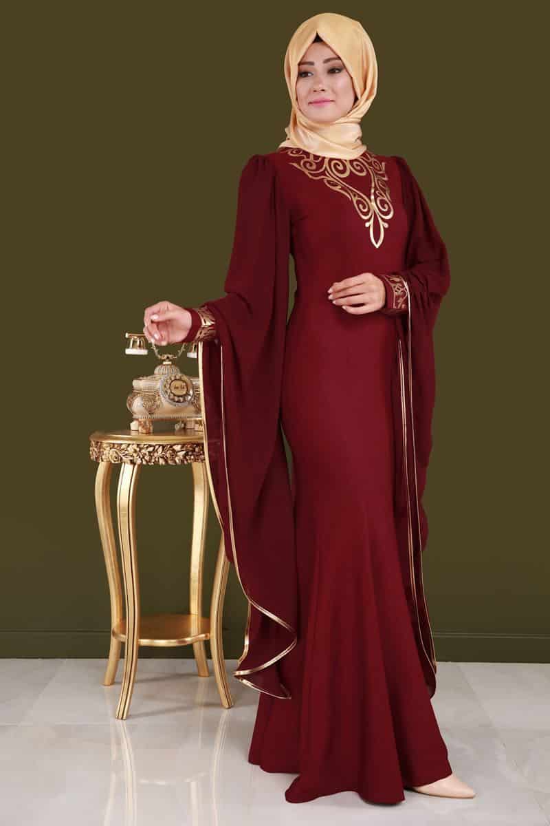 صور أحدث تصميمات مميزة للفساتين الخليجية روعة