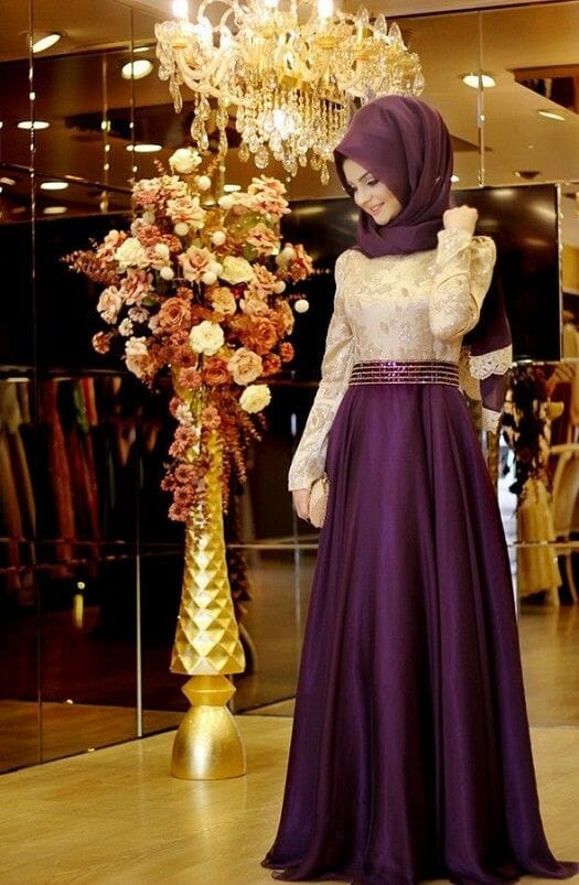 أجدد تصميمات للفساتين على الطراز التركى رائعة