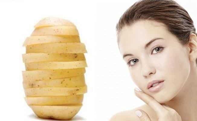 تفتيح الابط بالبطاطس