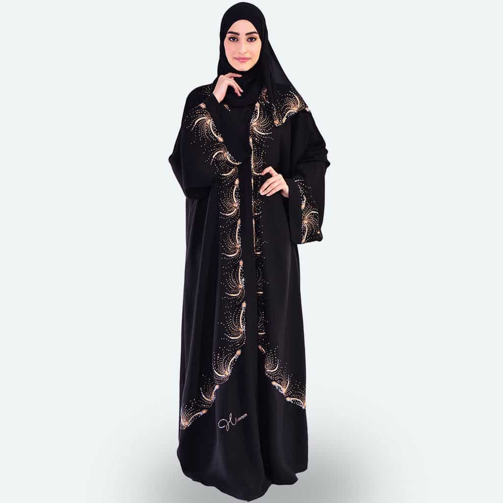 أحدث الموديلات للعبايات الخليجية رائعة