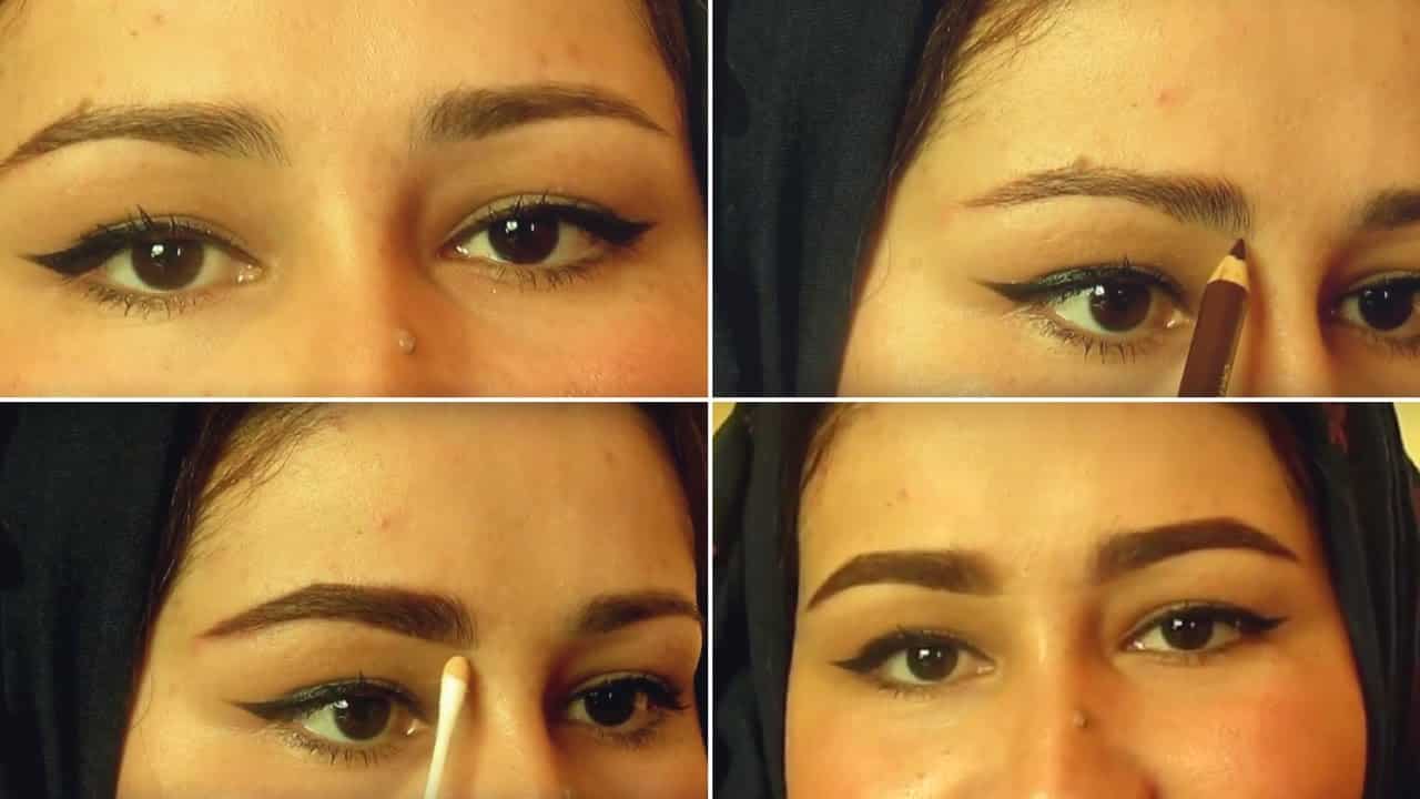 كيفية رسم الحواجب بأدوات مختلفة ومتنوعة