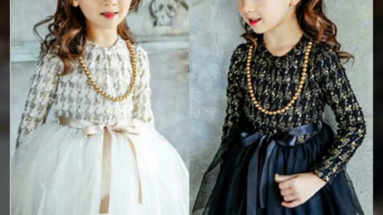 أحدث تصميمات فساتين الاطفال الرسمية منوعة