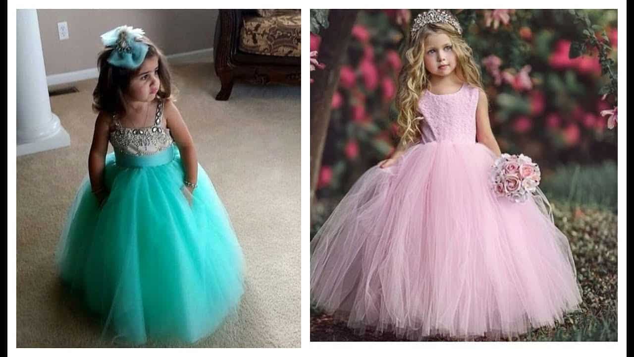 أحدث تصميمات فساتين الاطفال الرسمية حلوة
