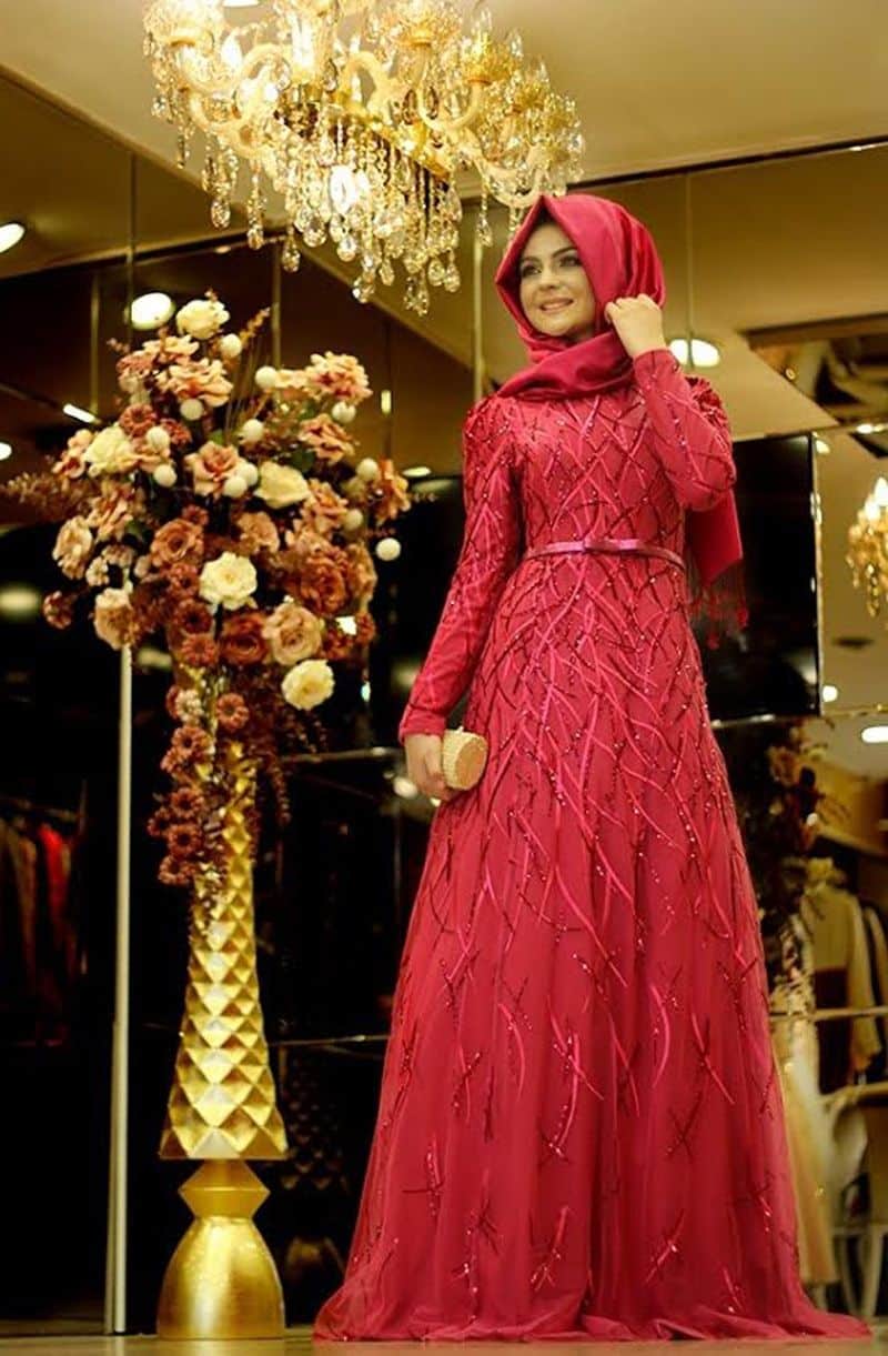 فساتين سهرة للمحجبات