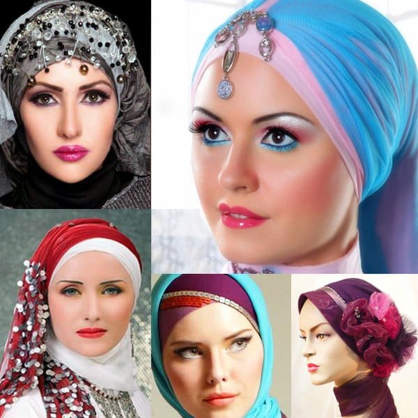 صور أفضل موديلات لأجمل لفات الطرح السوارية جامدة