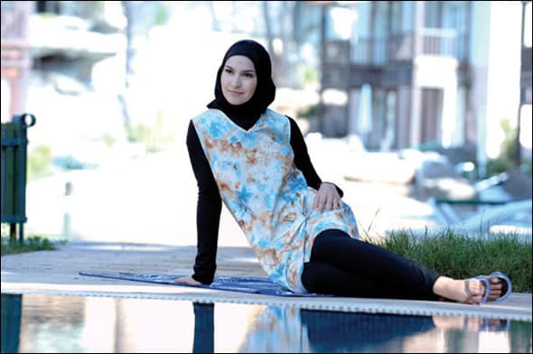 صور ملابس محجبات للشاطئ صيف حلوه