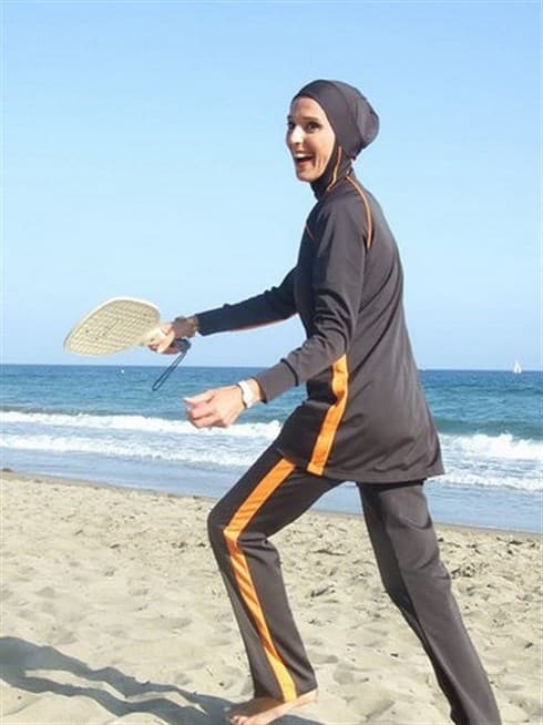 صور ملابس محجبات للشاطئ صيف حلوة