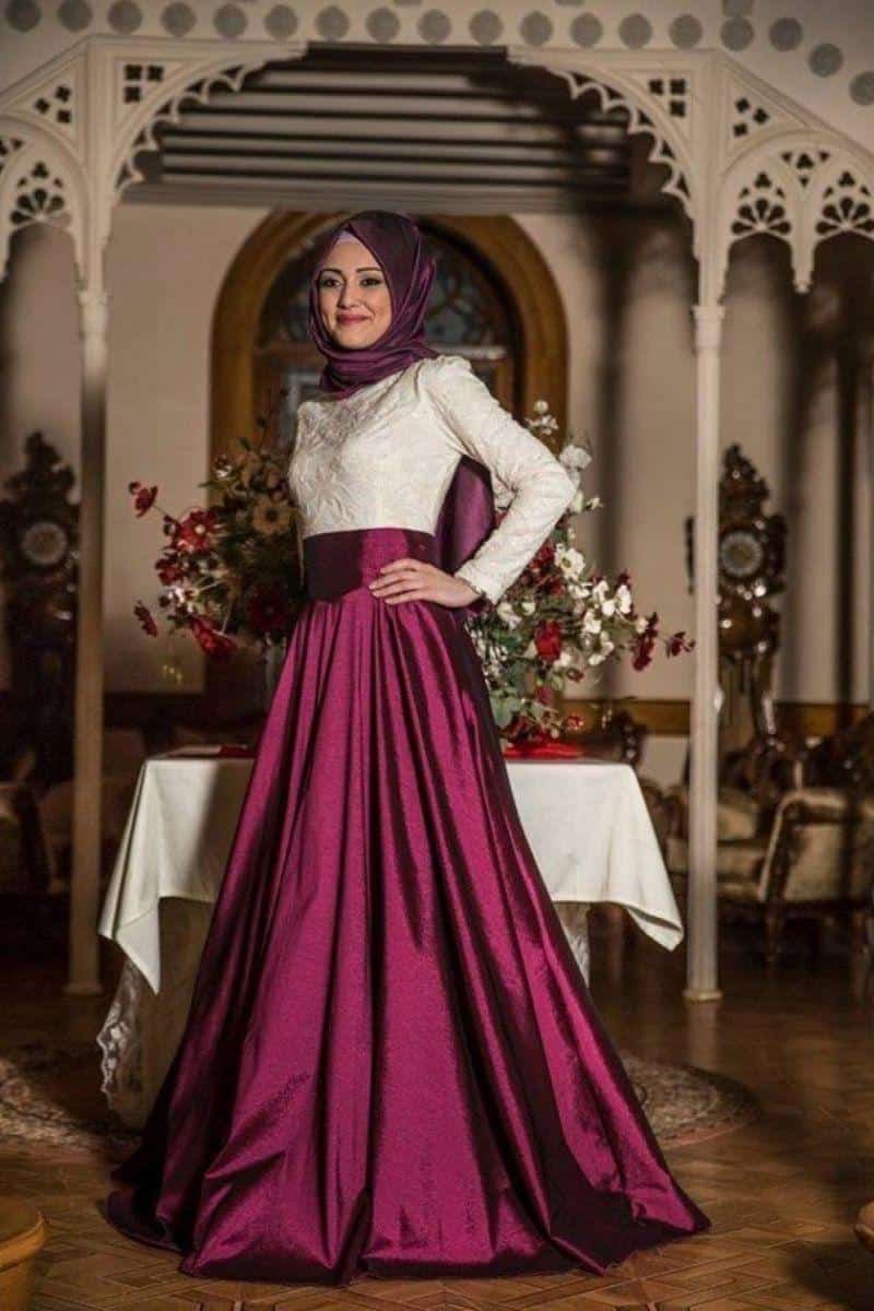 صور مميزة لأفضل فساتين المحجبات جديدة