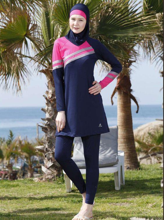 صور ملابس محجبات للشاطئ صيف متنوعة