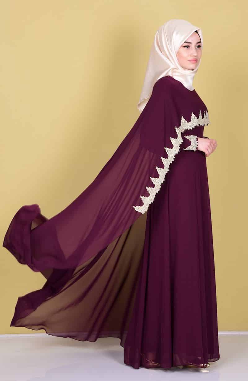 صور فساتين سهره طويله ناعمه للمحجبات