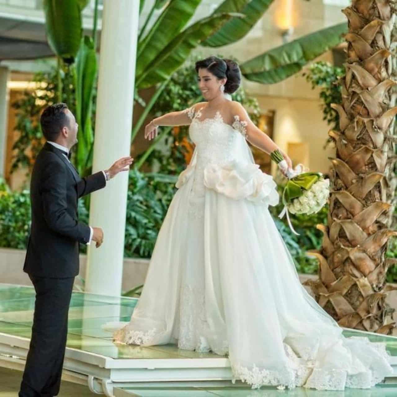 صور فساتين زفاف فنانات العرب 2018-2019 جميلة