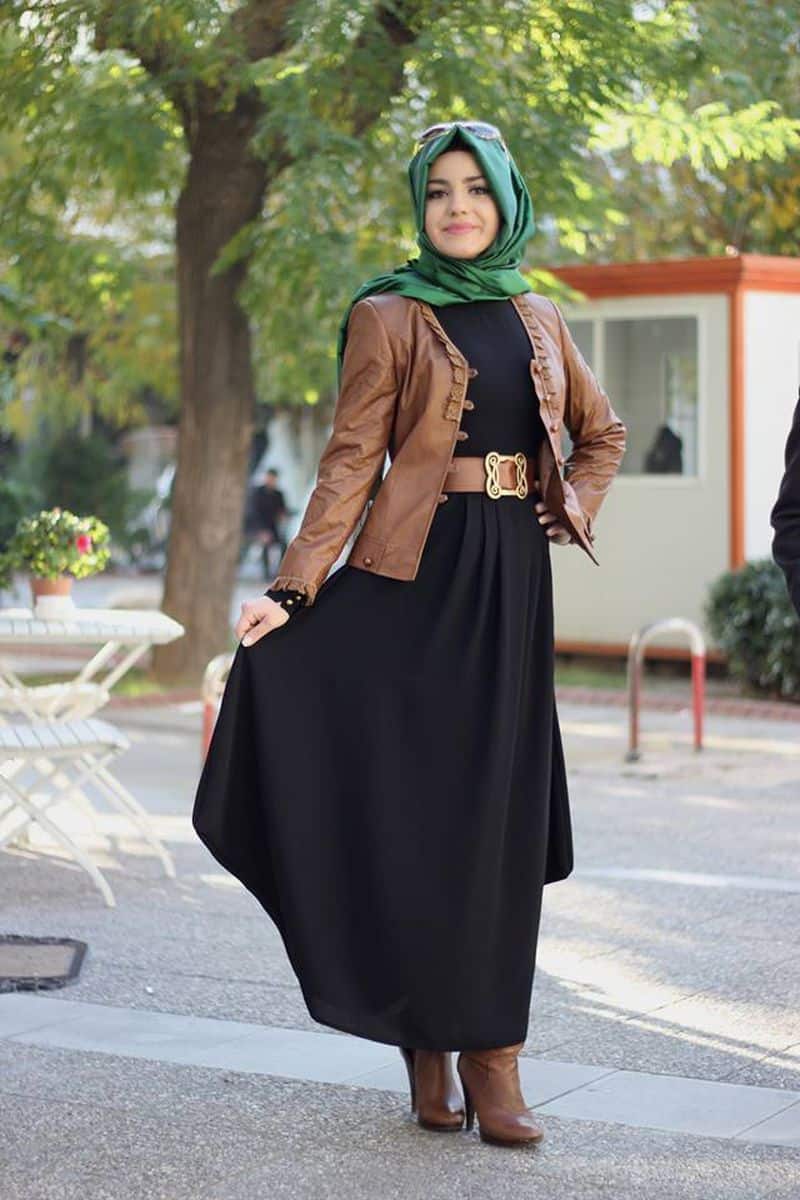 صور مميزة وأنيقة لأجدد تصميمات الملابس الكاجوال للمحجبات حلوة