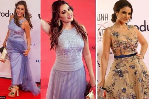 صور فساتين مميزة لنجمات الفن روعة