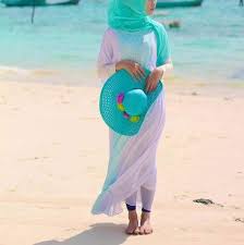 صور ملابس محجبات للشاطئ صيف جميلة جدا