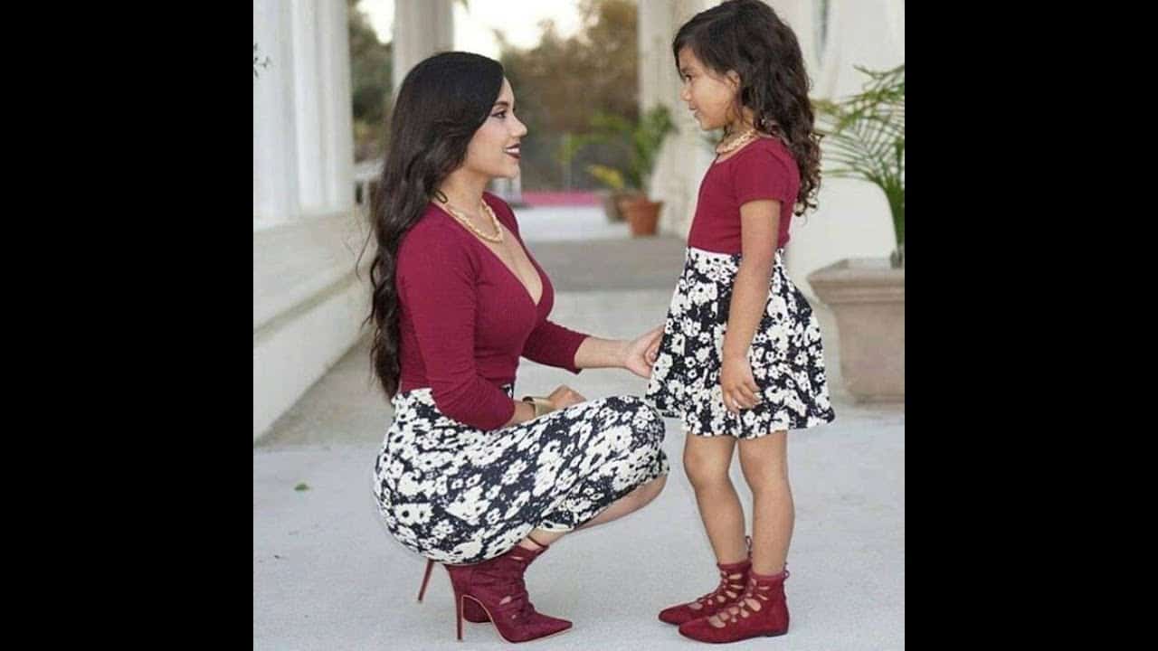 صور فساتين الأم مع أطفالها حديثة 2018 رائعة