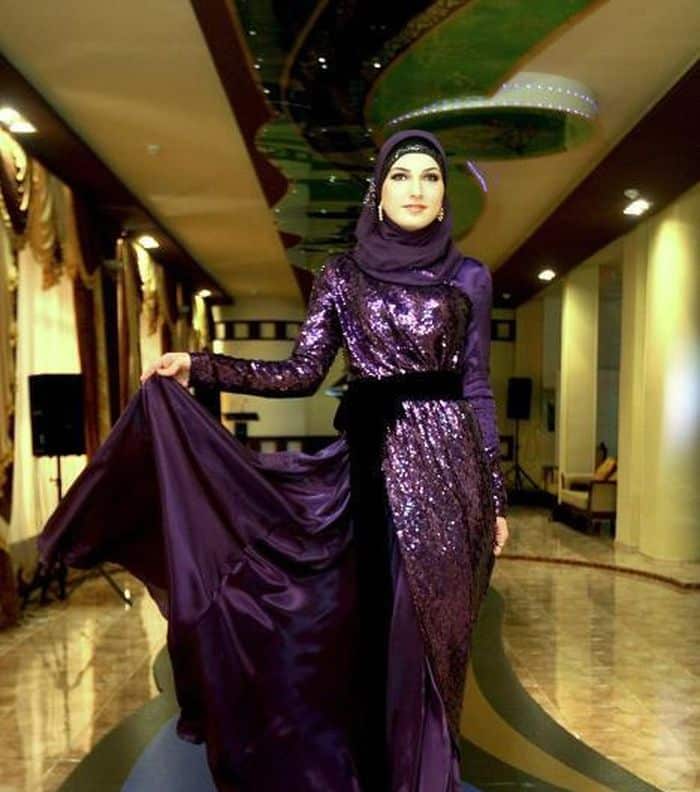 اجمل فساتين ترتر للمحجبات