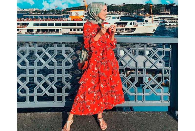 دريسات تفصيل بسيطة للمحجبات جديدة