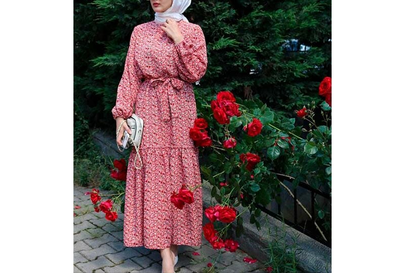 دريسات تفصيل بسيطة للمحجبات جميلة جدا