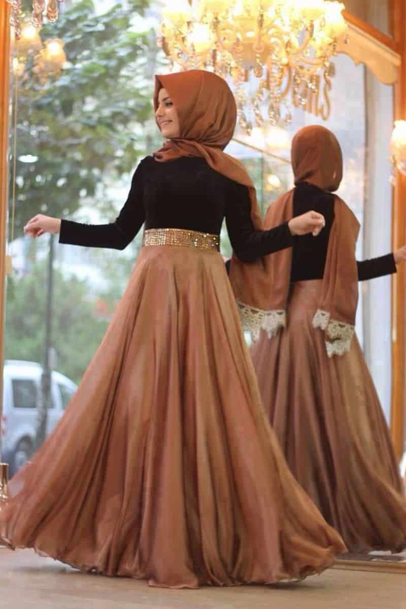 فساتين تركى للمحجبات سواريه