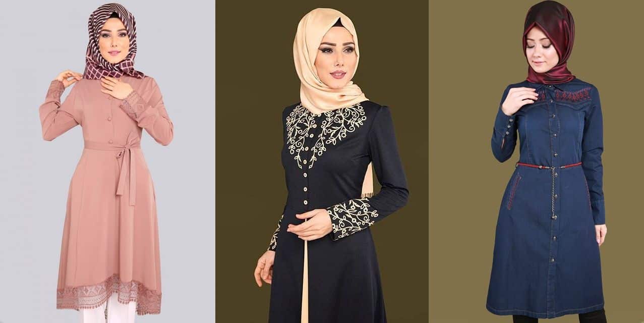 فساتين تركى للمحجبات للعيد