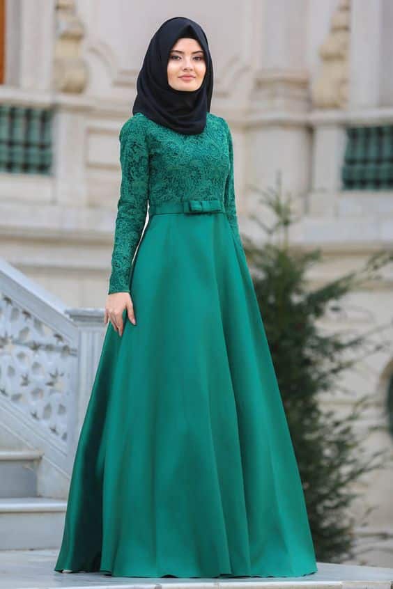 فساتين للجامعه للمحجبات 2017 تركى
