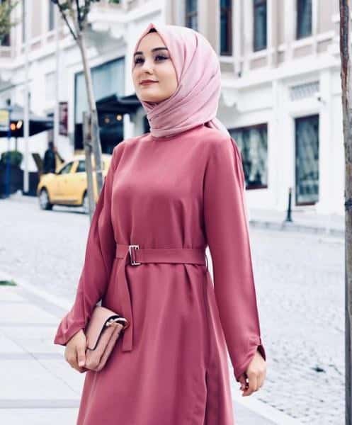 فساتين محجبات كاجوال 2019