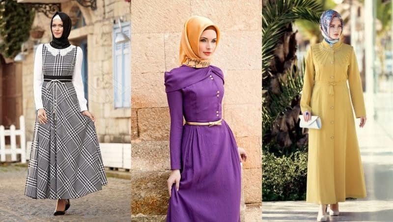 موديلات فساتين محجبات 2018