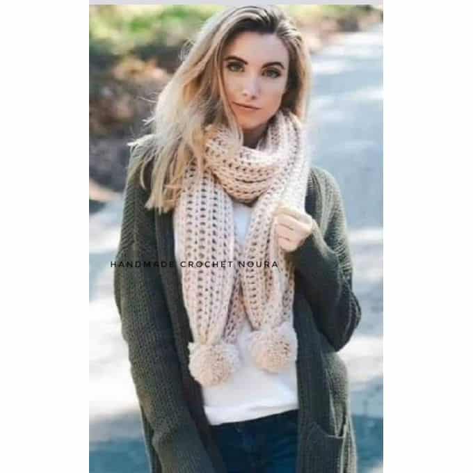كوفية حريمى صوف