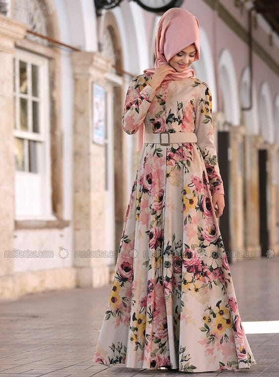 اجمل الصور فساتين سهرة للمحجبات حلوة