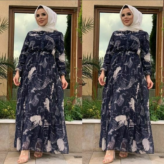 استيل دريسات سهرة للمحجبات رقيقة