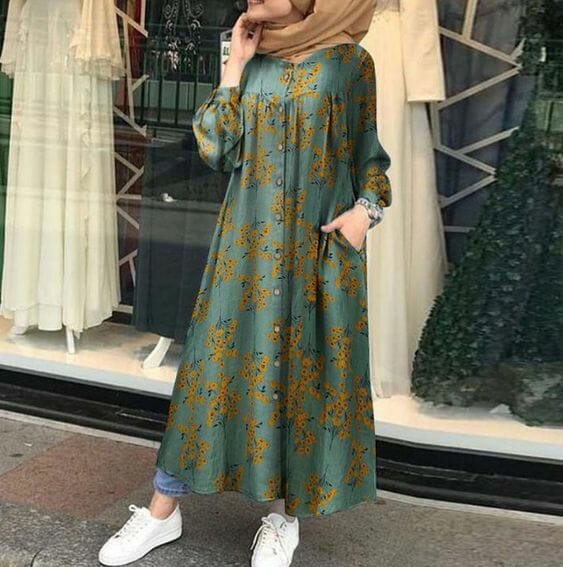 ستايل دريسات محجبات اخر موضه روعه جدا