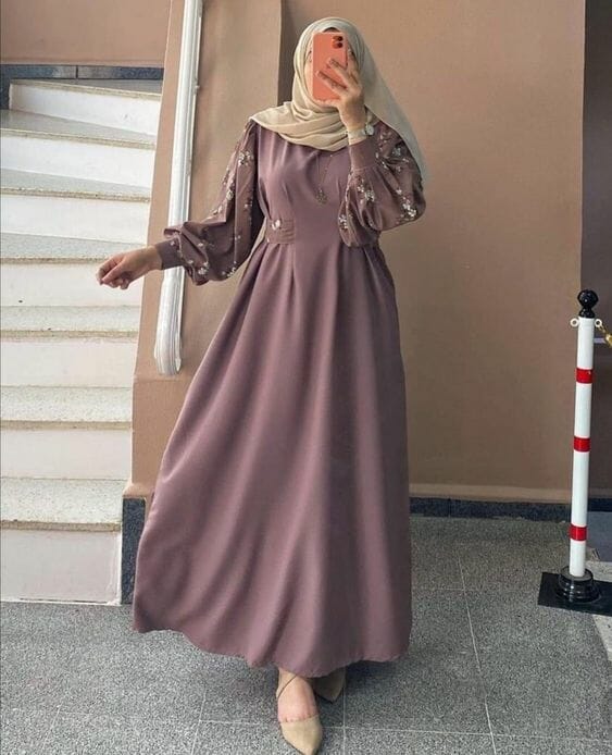 موديل دريسات افراح للمحجبات حلوة