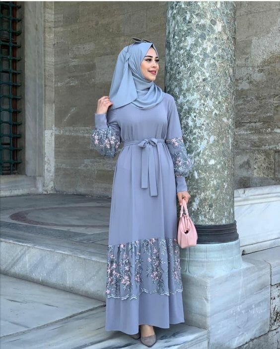 موديل دريسات افراح للمحجبات رقيقة جدا